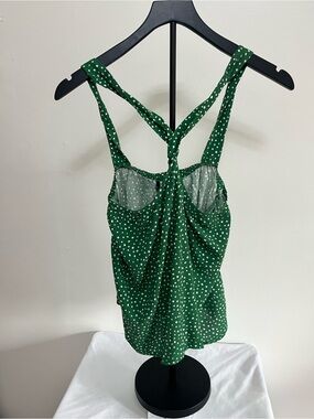 George Green Polka Dot knotted criss cross front  Camisole